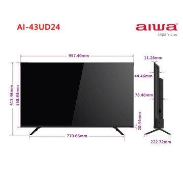 【AIWA】愛華 43吋 4K LED AI-43UD24 智慧型顯示器